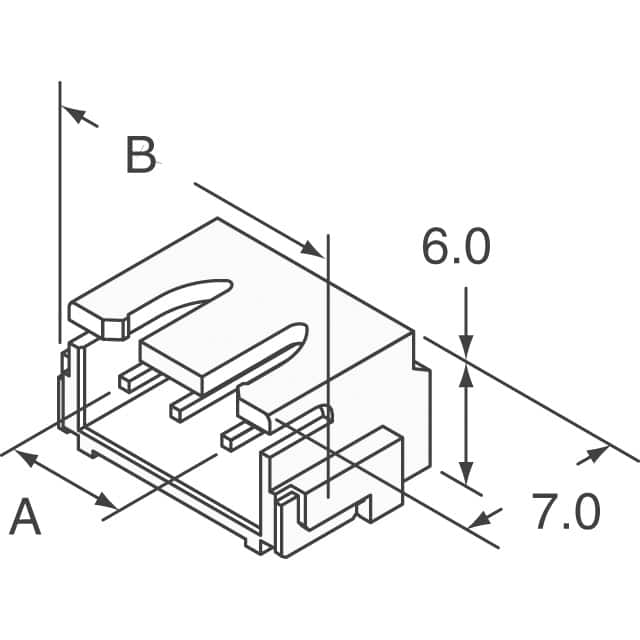S3B-XH-SM4-TB(LF)(SN) JST Sales America Inc.  Embases à broches mâles